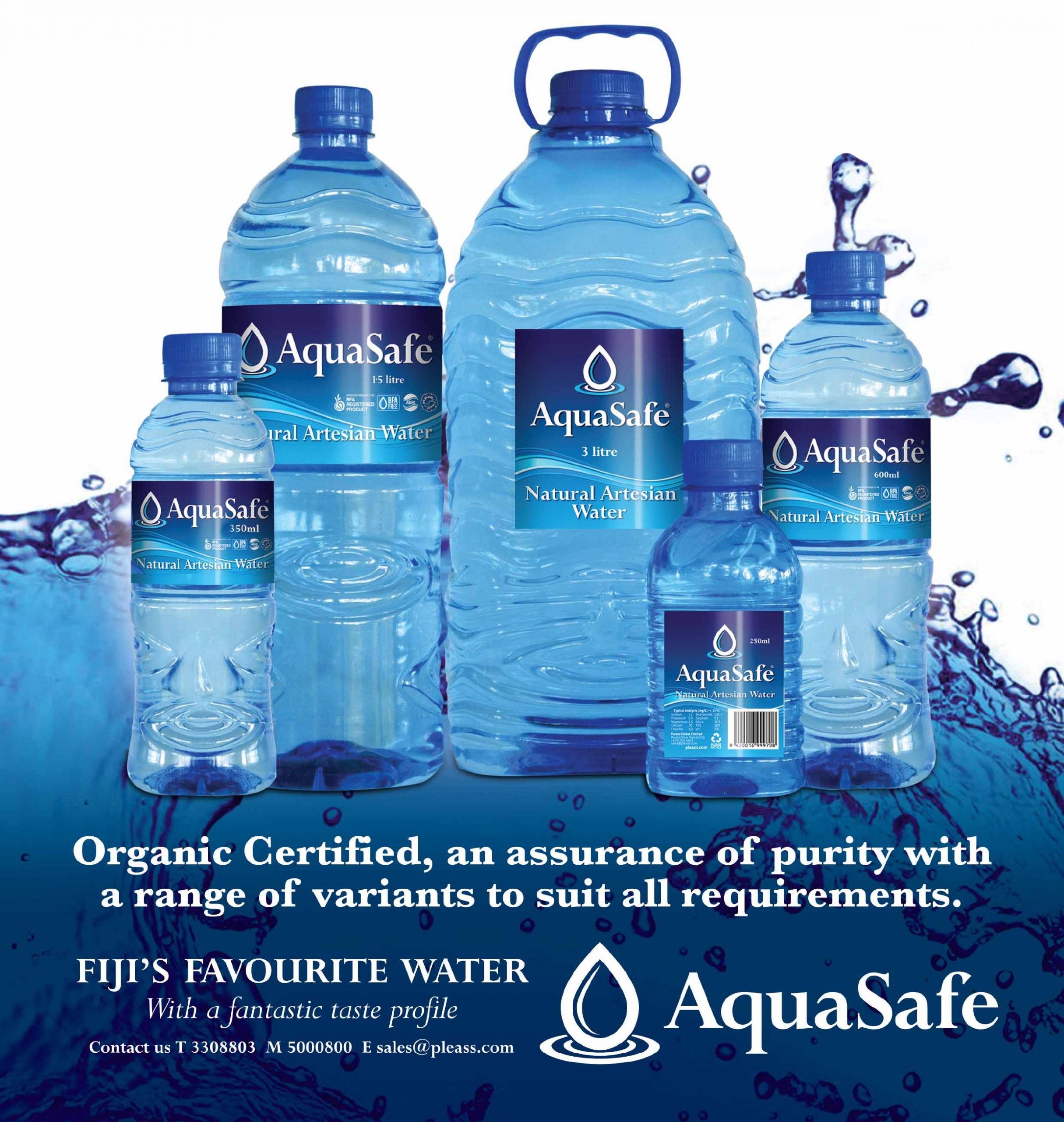 AquaSafe - Stay refreshed with premium natural artesian AquaSafe®. Fiji's  favourite bottled water😁😁😁😁